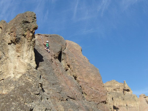 I learned Smith Rock also has nice face climbing on real stone