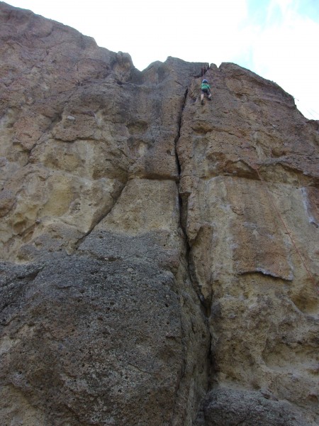 Smith Rock also has nice cracks!