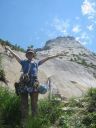 Tenaya Peak -- Climbing with the wife - Click for details