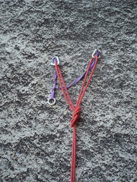 Double Figure Eight Knot - The speed climbers anchor of choice.