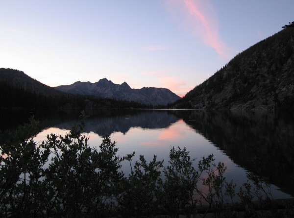 Colchuck Lake at dusk
