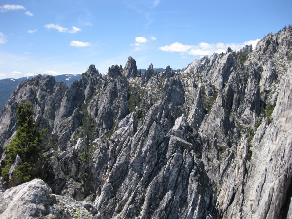 Crags, from the top of Mt. Hubris