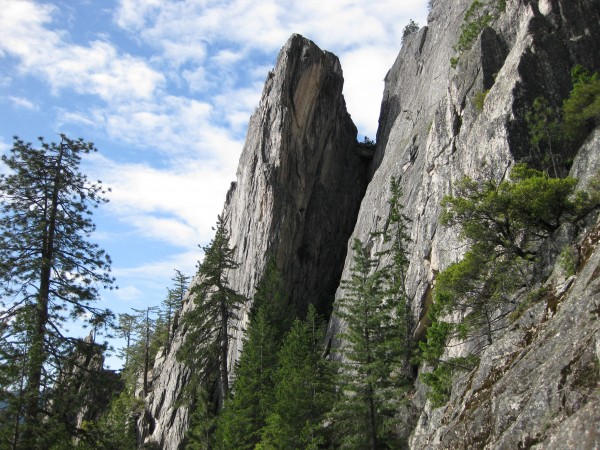 Six Toe Rock, from the Crags trail.