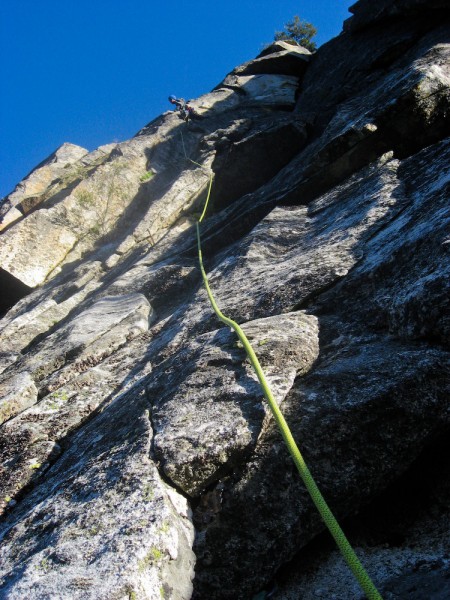 Pitch 19 has some great hands sections and fun traverses around corner...
