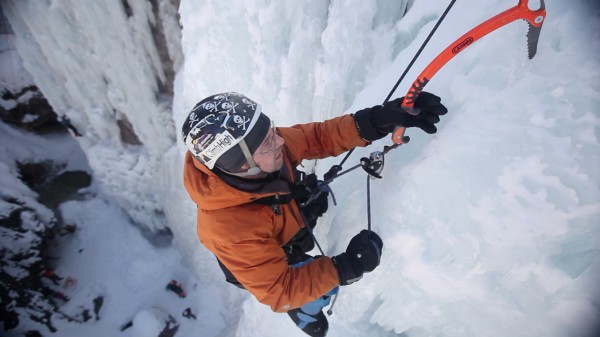 Sean using his 'tentacle' technique in Ouray &#40;no mechanical advant...