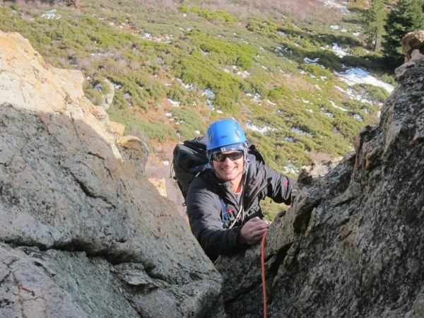 Garrett toping out on pitch 2