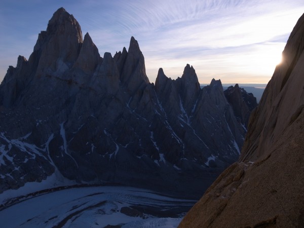 The view of Fitz Roy's west face.