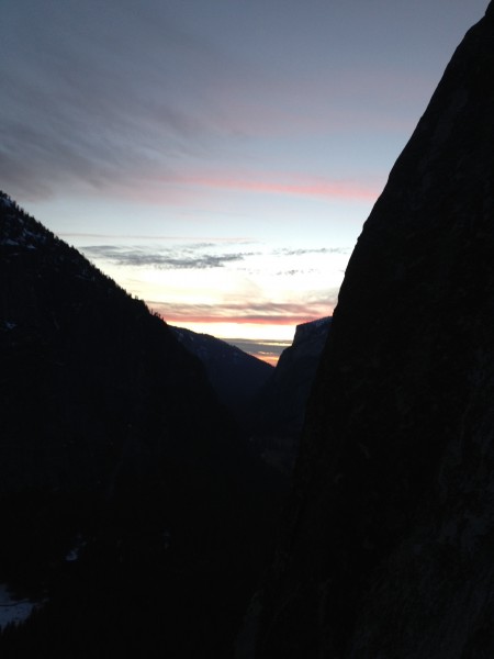 Sunset over El Cap