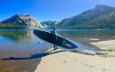 SUP Approach across Tenaya Lake to Climb Tenaya Peak - Click for details