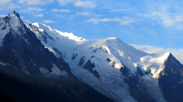 Mont Blanc 4808m from near Chamonix