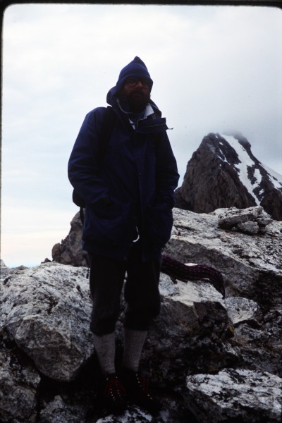 John on the summit, the mood of the weather has improved slightly and ...