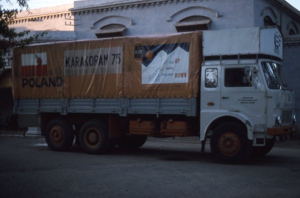Polish Women's Expedition truck driven all the way from Poland