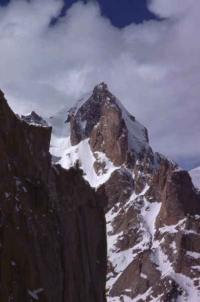 Another view of Lobsang Peak taken from high across Mustagh Meadows
