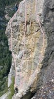 Killer Pillar - The Hundredth Monkey 5.11b - Yosemite Valley, California USA. Click to Enlarge