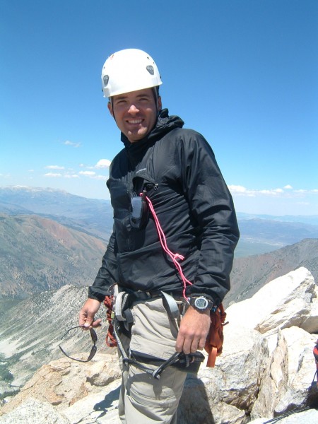 Justin on summit of Matterhorn Peak