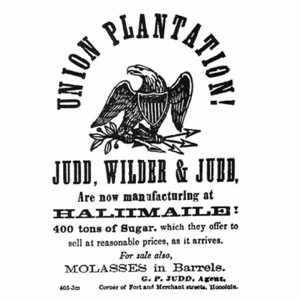 Union Plantation advertising poster