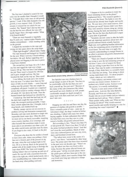The Floating Forest, page 3, Wild Humboldt Magazine.