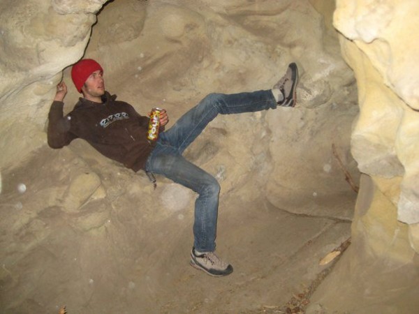 only 1/4 way into the can i take to cave lounging