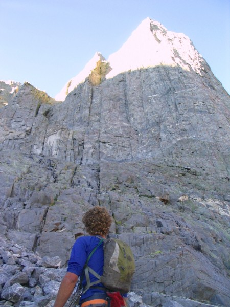 The climb consists of two skyscraper-like towers connected by long rig...