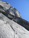 the long journey up the Muir Wall, El Cap. Another long[er] TR. - Click for details